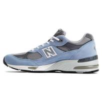 New Balance 991 MiUK Dusty Blue Alloy Smoked Pearl Sneakers M991BGG 44 gray