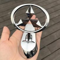Automobilio priekinio variklio dangčio lipdukas Dekoratyvinis ženklelis Mitsubishi L200 Pajero RALLIART ASX Lancer Outlander Mirage Eclipse black