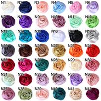 Dusty Rose Bridal Wedding Bouquet with Crystal Pearl String for Bride Bridesmaid Satin Rose Flower Quinceanera Bouquet 16cm-Bridesmaid blue