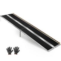 VEVOR Portable Wheelchair Ramp, 3045 mm, Non-Slip Aluminum Folding Handicap Ramp for Wheelchair, 800 lbs Capacity 304.5 x 74.5 x 7.5 cm