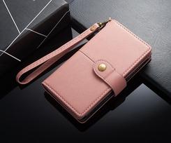 Retro Multi-Card Flip odinis dėklas, skirtas Samsung S21/Note20, Huawei P40 – vienspalvis telefono dėklas su kortelių lizdu P40 Lite