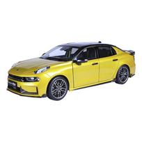 1/18 LYNK&CO 03 03+ Alloy Sports Car Model Diecasts Metal Track Racing Car Vehicles Model Simulation Childrens Toys Gift geltona