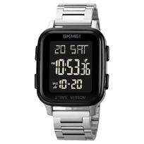 Top Selling Skmei 1859 Jam Tangan  Rectangular 50 Meters Water Resistance Digital Watch Sport Watch Men Wrist sidabras