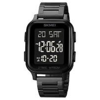 Top Selling Skmei 1859 Jam Tangan  Rectangular 50 Meters Water Resistance Digital Watch Sport Watch Men Wrist juoda