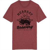 Hearsay Brewery Home Of The Mega Pint Johnny Depp T Shirt 140 black