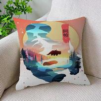 Avatar The Last Airbender Appa Personalized Pillow Dust Cover Bedroom Kids Party Decoration Pillowcase Birthday Children Gift 40x40CM(16x16in) brown