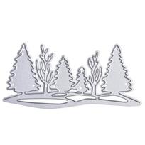 Kalėdinės Eglutės Pjaustymo Formelė Scrapbooking Įspaudimo Formelė Popierinių Kortelių Gamyba Albumo Dekoracija white