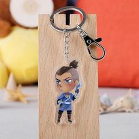 Unique Avata The Last Airbender Appa Acrylic Keychain With Protective Film Surface Style 22 beige