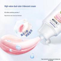 Crest Fresh Breath Whitening Toothpaste, Peach Blossom Scent white