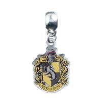 Harry Potter Hufflepuff Crest Slider Charm Silver gray