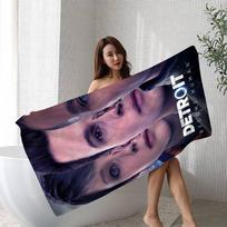 Game D-Detroit Become Human Microfiber Beach Towel Absorbent Quick Dry Soft Yoga Swimming Resort Mountain Climbing Towel 30x30cm