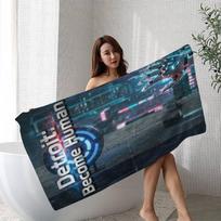 Game D-Detroit Become Human Microfiber Beach Towel Absorbent Quick Dry Soft Yoga Swimming Resort Mountain Climbing Towel 30x30cm