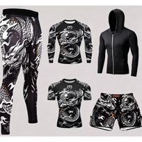 Venom Training Suit UFC Set Men Women Boxing Compression Shirts Muay Thai Gym 5pcs XL 165