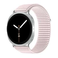 Fabric Bands for Samsung Galaxy Watch 9/8/8 classic 46mm 44mm 40mm Nylon Sport Wrist Belt Correa Bracelets Galaxy Watch 9 Straps 3 Lilac gray