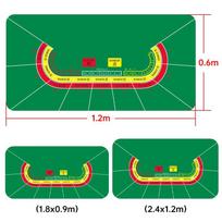 Large Non-Slip Poker Table Mat Rubber Card Game Pad Texas Holdem Blackjack Baccarat Baccarat