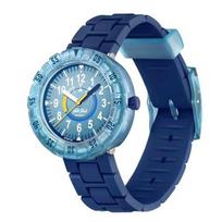 Flik Flak Kids 'Fuze In Pink' Watch - Mother of Pearl Accents, Swiss Made gray