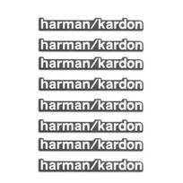 4 vnt./8 vnt. aukštos kokybės Metalinis harman/kardon logotipas automobilio Hi-Fi garsiakalbis garso garsiakalbis ženklelis stereo emblema lipdukas stilius