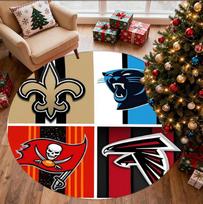 NFL Pattern Round Rug, Indoor/Outdoor Mat, for Picnic, Gameroom, Bedroom, Office, Living Room, Home Decor Carpet, Birthday Gift 100cmx100cm