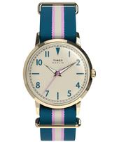 TIMEX Marlin Watch Quartz 30M Water Resistant Acrylic Yellow Dial Unisex TW2Y49900 beige
