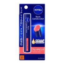NIVEA Rich Care Color French 2g & Lip, Pink,