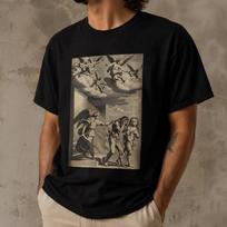 Paradise Lost Shirt | John Milton Adam and Eve Engraving | Antique Biblical Art | Dark Academia Shirt | Gothic Literary Tee | Unisex Shirt 100 gray