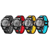Smart Watch with GPS Heart Rate Blood Pressure Sport Watch GX-BW345 Blue Unique