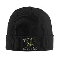 FNAF At Freddys Knitted Caps Womens Unisexs Skullies Beanies Autumn Winter Hats Acrylic  Warm Cap One Size black