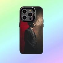 P-PeakyS T-Thomas Shelby Blinders Phone Case For iPhone17,16,15,14,13,12,11 Plus,Pro Max Colored silver phone case iPhone17