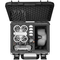 Lekufee DJI Neo Drono Vandeniui atsparus Kietas Nešiojimo Dėklas DJI Neo Motion Fly More DJI Akiniams DJI RC DJI RC DJI RC Motion ir Priedų Kombinacija, juoda