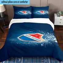 Fc Banik Ostrava Crest 3PCS Bedding Set 2D Printing (Includes 1 Duvet Cover + 2 Pillowcases Coreless), Bedroom decor,Fan gift 135cmx200cm