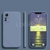 Dėklas Xiaomi Redmi Note 12S, skysto silikono Coque, Redmi Note 12S dangtelis, TPU Fundas, apsauginis dėklas Redmi Note 12S dangtelis Redmi Note12 ProPlus gray