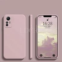 Dėklas Xiaomi Redmi Note 12S, skysto silikono Coque, Redmi Note 12S dangtelis, TPU Fundas, apsauginis dėklas Redmi Note 12S dangtelis RedmiNote125G Global rožinė