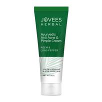 Jovees Anti Acne Pimple Cream 60gm For Oily Sensitive Skin Acne Scar Removal Dark Spot Reduction Hydrating Gentle Moisturizer For Clear Smooth Face white