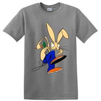 Blink 182 Punk Rock Bunny Skateboard T Shirt Graphic Tee Music Fan Gift Style XS gray