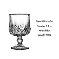 ZISIZ Handmade Crystal Glass Whiskey & Cocktail Tumbler Set