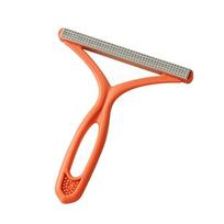 1 Pcs Double Sided Pet Hair Remover Lint Remover Clean Tool Shaver Sweater Cleaner Fabric Shaver Scraper for Clothes Carpet MIT oranžinė