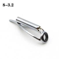 Spinning Casting Fishing Rods Component SIC Ring Tips Fishing Rod Pole Guides Top Eye Rings Repair 8-3.2 white