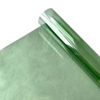 Skaidri langų plėvelė Daugiaspalvė Saulės Atspalvis Lipni Dažyto Stiklo Dekoras Vinilo Ritinys Pasidaryk pats A4 20/40*120CM 20x30cm šviesiai žalios spalvos