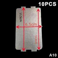 5/10Pcs Microwave Oven Mica Sheet Waveguide Cover Plate Universal Cuttable Heat-Resistant For Hair Dryers, Toasters, And Heaters gray