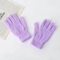 Microfiber Dusting Gloves for Houseplants, Ultra-Gentle Plant Cleaning Gloves to Remove Dust and Protect Indoor Green Plants for Home Gardening Use violetinė