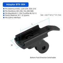 MTB Dviračio stovas tvirtinimas Laikiklis žibintui Rockbros QD-250 YQ200/400 Blackbird L1 Dviračiui Adapter BTK-004