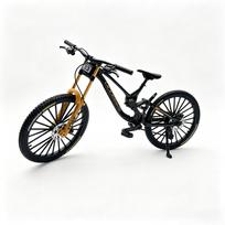 Mini 1:8 mastelio metalinis kalnų dviračio modelis, nuokalnės dviračio ornamentas vaikams, suaugusiems, kolekcijai