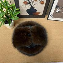 Winter Warm Faux Fur Trapper Hat Men Seniors - Thick Insulated Beanie With Neck Protection Non-Foldable One Size One Size 58-60cm Custom sizing available brown