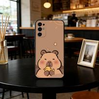 Capybara Phone Case For Samsung S25,S24,S21,S22,S23,S30,Ultra,S20,Plus,Fe,Soft Silicone Black Cover Samsung S20fe brown