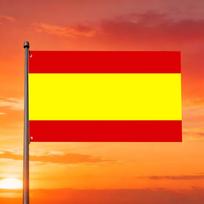1pc Spain No Crest Flag, Made of % Fiber, with 2 Grommets, Suitable for Home/garden/outdoor/indoor Use, Available in 4 Sizes. Wall Banner, Poster Bann 60x90cm