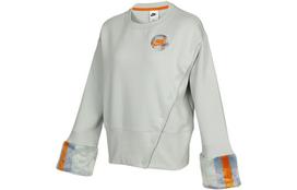 Nike Sweatshirts Women's Dusty Gray Crew Neck Thickened Regular DD4538-013 XL white