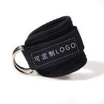 Elastic Ankle Resistance Bands for Leg and Hip Training with Buckle black