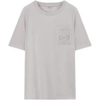 LOEWE Logo Embroidered Crewneck T Shirt H526Y22XBC-1210 S gray