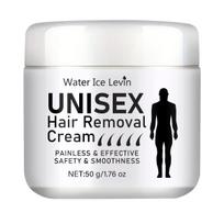Water Ice Levin Unisex Gentle Hair Removal Cream 50g Hydrating Nourish Smooth Skin Painless Whole Body Depilatory Cream