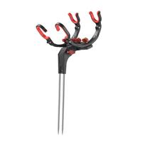 Universal Fishing Rod Racks Sea Lake Folding Ice Fishing Rod Holder Single/Double Turret Fishing Pole Support Stand gray